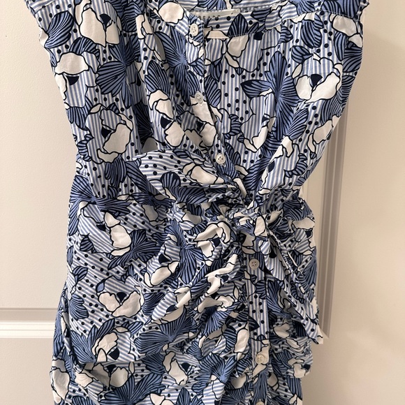 Veronica Beard Marena ruche waist dress - Picture 4 of 6